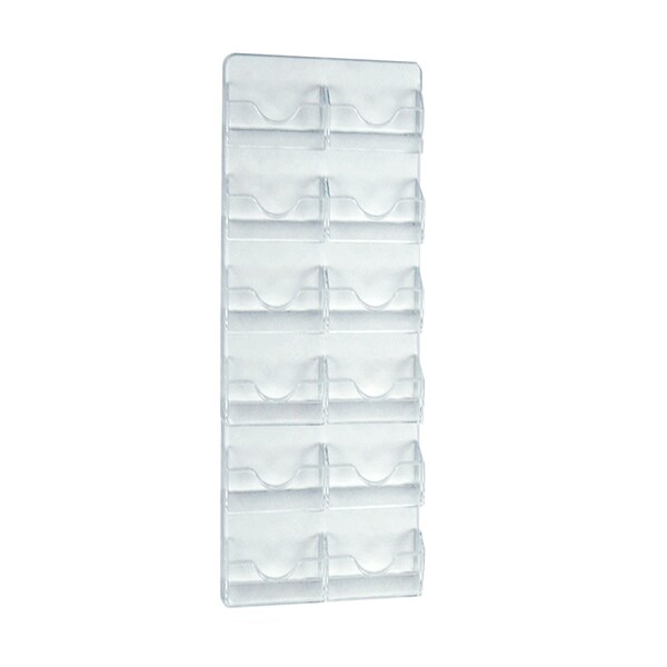 12 Pocket Wall Mount Business/Gift Card Holder, PK2